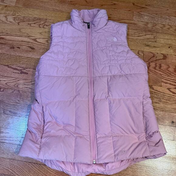 Northface Jackets & Blazers - The North Face Women’s 550 Down Puffer Vest Pink Size Large